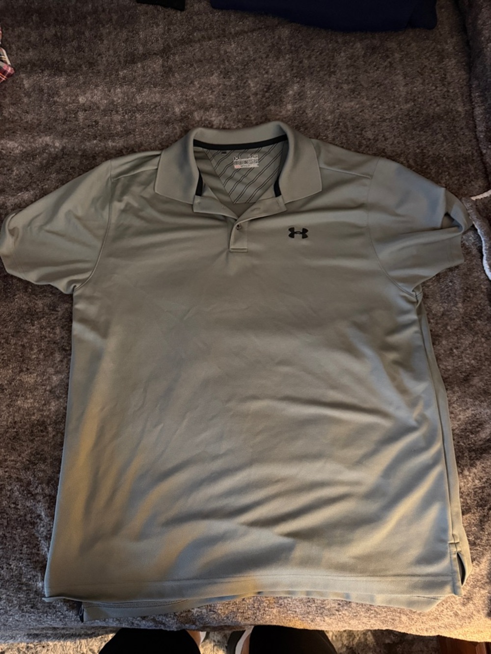Classic Grey Under Armor Polo